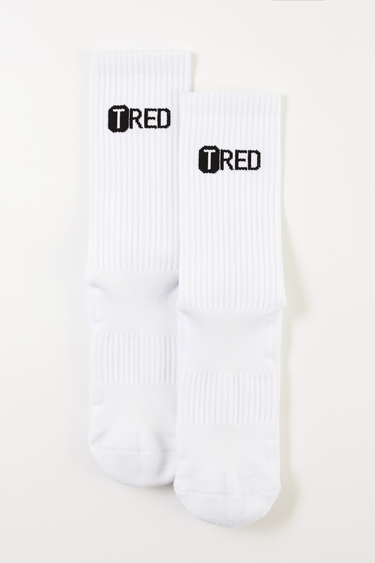 TRED® Kids Grip Socks - White