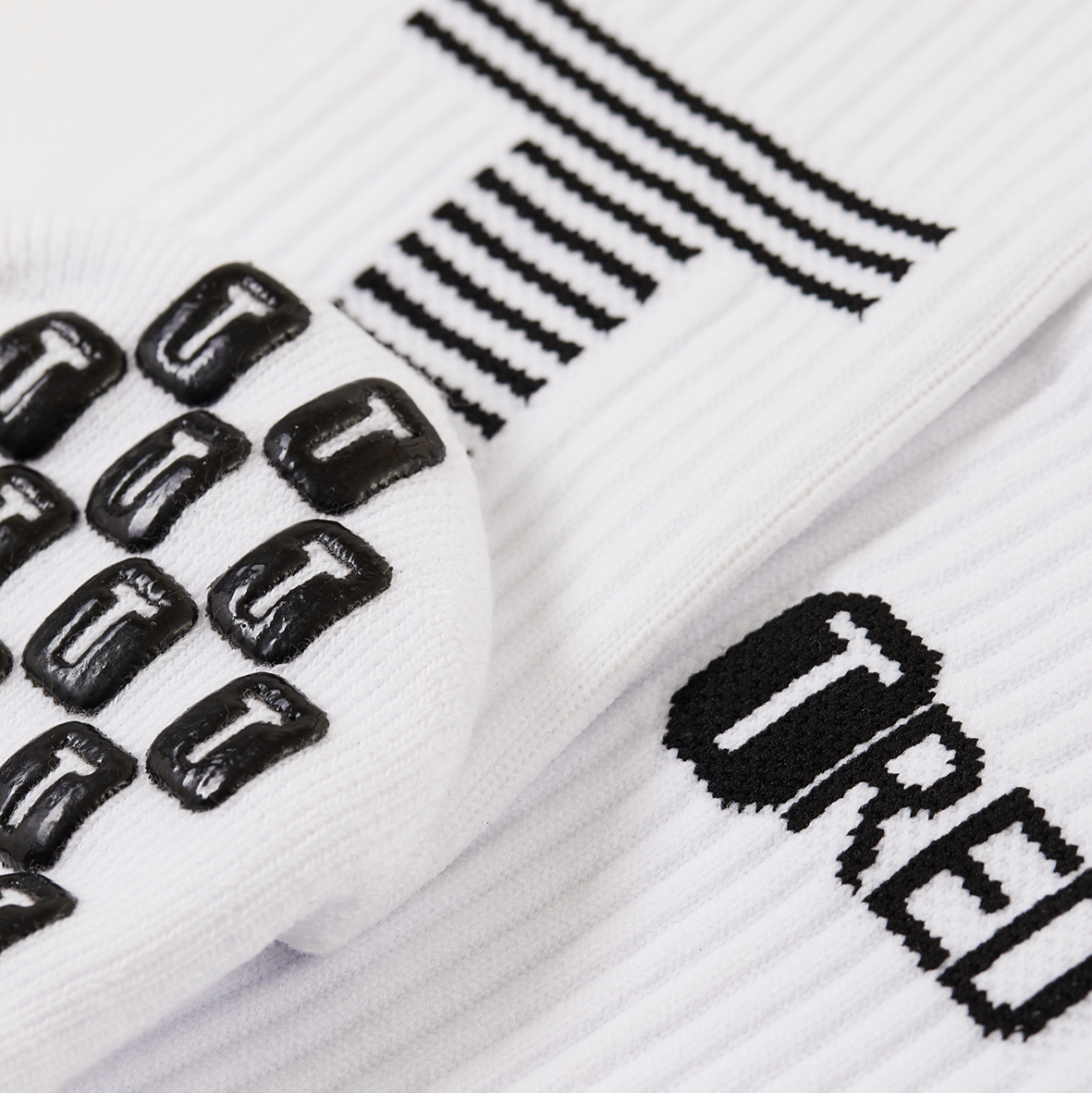 TRED® Kids Grip Socks - 2 Pack (Black & White)