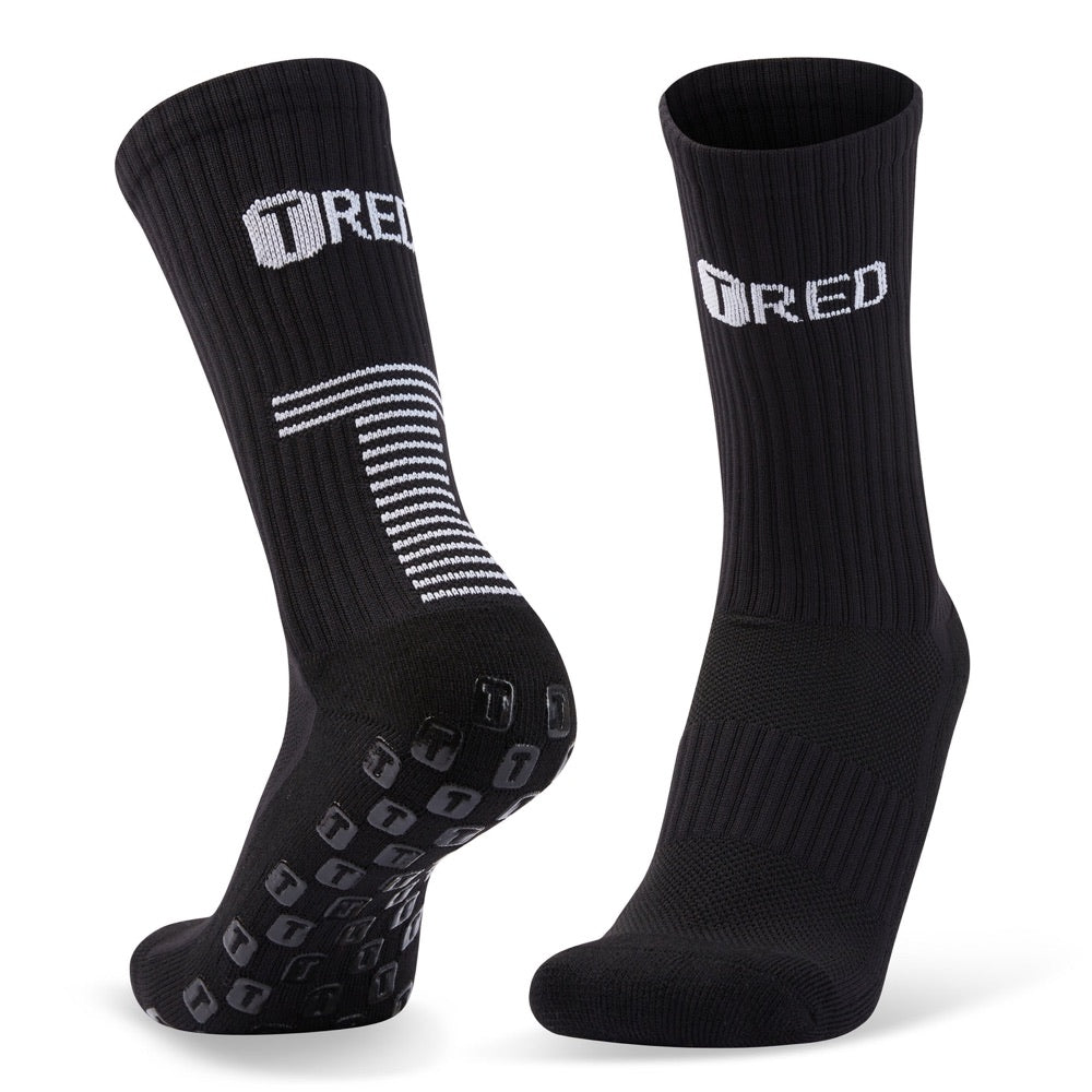 Black branded socks