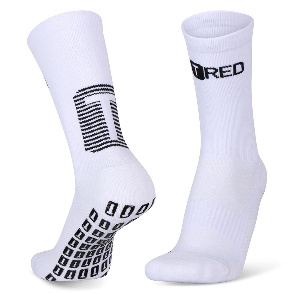TRED 2.0 grip socks in white
