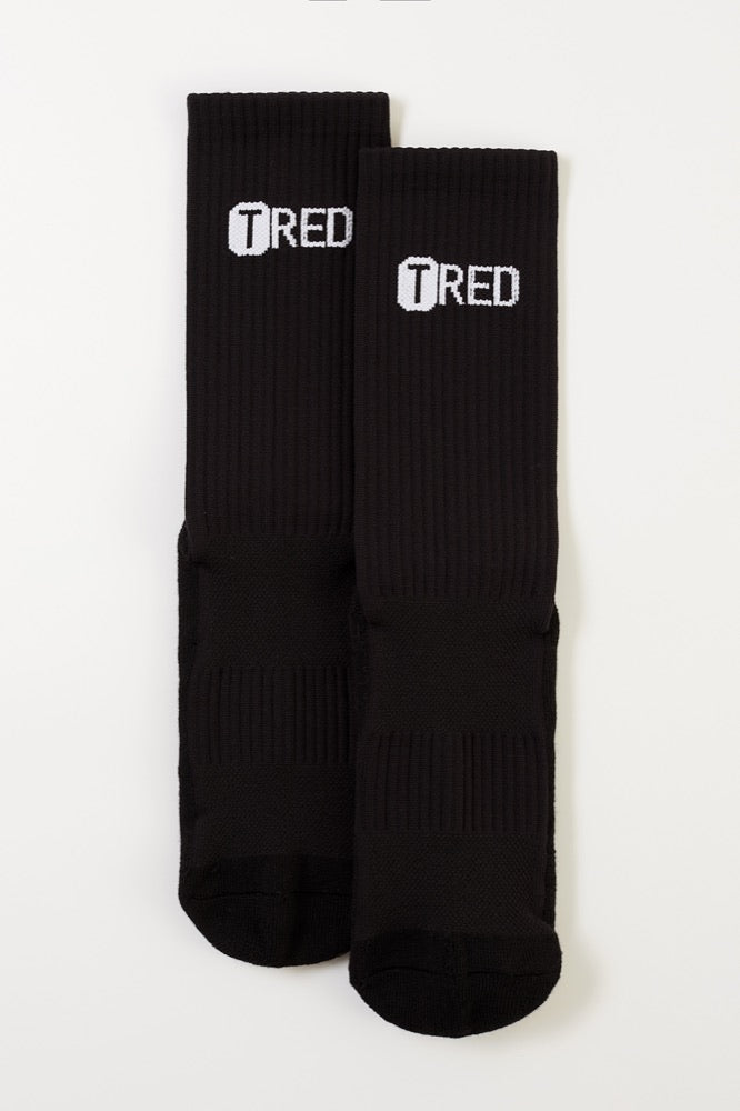 TRED® Kids Grip Socks - 2 Pack (Black & White)